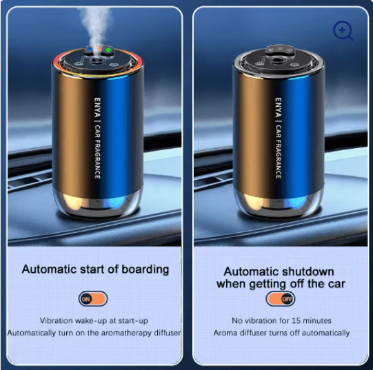 Car Air Purifier & Fragrance Diffuser