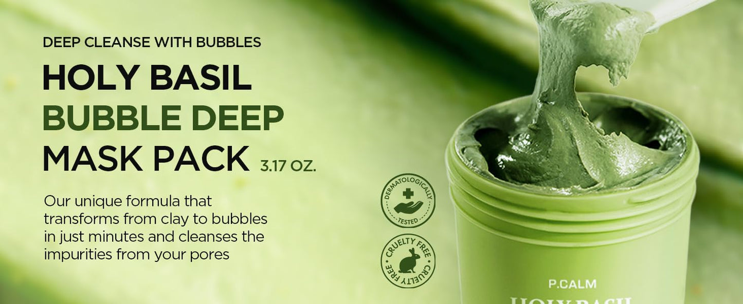 Holy Basil Bubble Deep Mask
