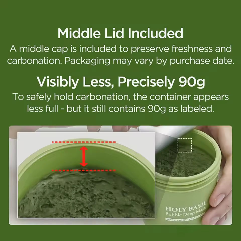Holy Basil Bubble Deep Mask