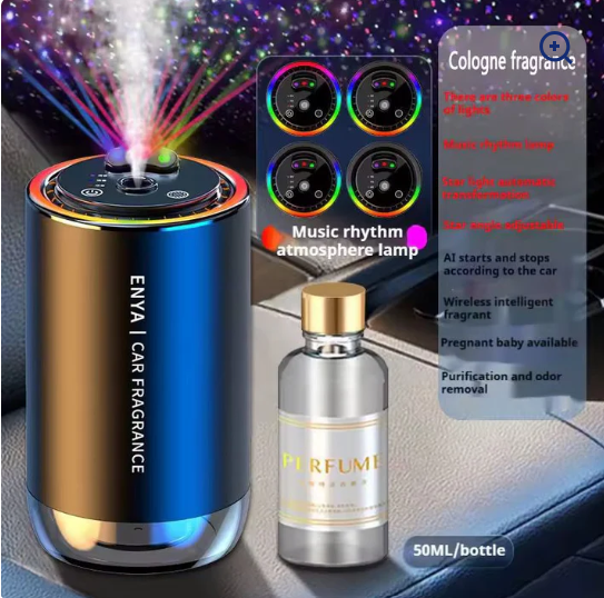 Car Air Purifier & Fragrance Diffuser